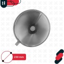 ENTONNOIR MÉTALLIQUE GALVANISÉ CASQUETTE AVEC SITKIEM FILTRE SIMPLE 23 CM VERS HUILES CARBURANTSphoto 6