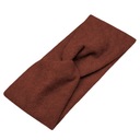 DAMSKA JESIENNA OPASKA NA CZOŁO TURBAN PRZEPLATANA