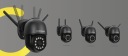 ULTRA HD WIFI 5MPx 4x ZOOM 2.5K PTZ IP66 PTZ ВНЕШНЯЯ КАМЕРА