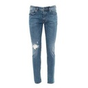 Nohavice DIESEL pánske džínsy trecie trubky W29 Dĺžka nohavíc dlhá