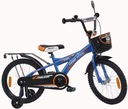 Детский велосипед на 18-дюймовых колесах PRIME BMX Sport BLUE Metalic + аксессуары