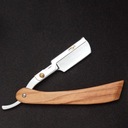 Бритва для бритья Beard Bross, деревянная ручка + 5 лезвий, БЕСПЛАТНЫЙ футляр!