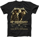 ФУТБОЛКА METALLICA 40 лет группе 40-ЛЕТИЕ