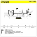 RIDEX 854S0033 AMORTISSEUR GAZEUX ENTRETOISE SUSPENSIONS AVANT LEWOphoto 10