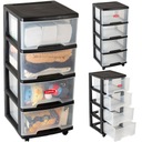 ПРОЗРАЧНЫЙ ГРУДНИК НА КОЛЕСАХ CURVER 4X20L