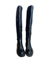 Kozaki muszkieterki skórzane damskie GUESS czarne 36 Długość wkładki 22.5 cm