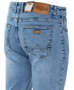 Spodnie jeansy jasno-niebieskie ELASTYCZNE DŻINSY W37 Kolor niebieski
