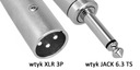 Adapter XLR 3P/wt-JACK 6.3/2P/wt Kod producenta 22920