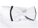 Мужской галстук-бабочка MUCH к кружке черно-белой рубашки03MT