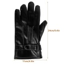 1PAIR WARM MOTOCIKLAS LEATHER GLOVES WINDPROOF FOR OUTDOOR SPORTS  фото 13