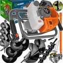 БЕНЗИНОВАЯ БУРОВАЯ УСТАНОВКА ЗЕМЛЯНОЙ ШНЕК 6,7 Л.С. + УДЛИНИТЕЛЬ БУРА 10/20/30