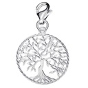 ПОДВЕСКИ-КУЛОН «ДЕРЕВО СЧАСТЬЯ», серебро 925 пробы