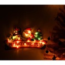 Lampki LED wisząca dekoracja świąteczna Merry Christmas 45cm Liczba punktów światła do 5