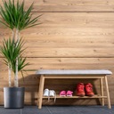 Lavica, bambus prírodná/sivá, LAVIDA TYP 2 Šírka nábytku 90 cm