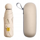 Мини-зонт Дорожный зонт бежевого цвета с