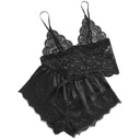 ЧУВСТВЕННАЯ АТЛАСНАЯ ПИЖАМА КРУЖЕВНЫЕ ШОРТЫ ЦВЕТА