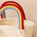 Tkaná kabelka Štýlová taška cez rameno s úložným košíkom Dominujúci vzor zmiešané vzory