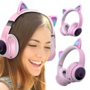 БЕСПРОВОДНЫЕ НАУШНИКИ CAT EAR СВЕТОДИОДНЫЙ МИКРОФОН
