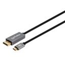 Манхэттенский кабель-адаптер USB-C — DisplayPort DP Alt Mode 8K, 2 м