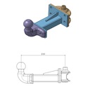 RAPID-LOCK PRZEDLUZKA DE BARRA DE REMOLQUE VW LT 28-35 1995-2006 