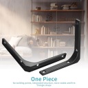 KATOWNIK METAL BLACK DO REGALOW BRACKET SCIENNY 4 STUFF STEEL  photo 8