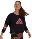 Mikina Adidas X FARM Rio Print Loose Cropped Fleece Logo H45137 Značka adidas