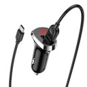 Автомобильное зарядное устройство типа C, 2 кабеля USB + 2,4 А