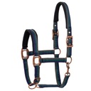 Недоуздок для лошади START Rustic темно-синий/зеленый/серый COB