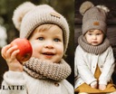 Теплый детский комплект, шапка + грелка на шею, 3-15 ЛЕТ