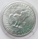 USA - 1 dolar - 1971 S - Eisenhower Dollar - srebro Rok 1971