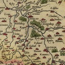 Карта СИЛЕЗИЯ 30x40см 1592 г. М32
