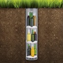 Садовый холодильник-бар Подземное хранилище на 15 бутылок.