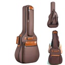 ЧЕХОЛ ДЛЯ ГИТАРЫ 42-ДЮЙМОВЫЙ РЮКЗАК КОРИЧНЕВЫЙ ПОРТАТИВНЫЙ СУМКА-ЧЕХОЛ БОЛЬШОЙ