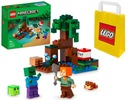 LEGO MINECRAFT - Болотное приключение 21240 + БУМАЖНЫЙ ПАКЕТ LEGO