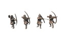 13th Century Unarmoured Whelsh Archers - 4x