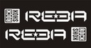 Наклейки REBA ROCK SHOX на амортизатор вилки 135-3C