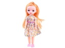 Красивая кукла подвижные конечности длинные волосы 24 см ZA4655