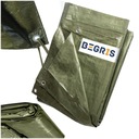 БРЕЗЕНТ 4x8 ЗЕЛЕНЫЙ УСИЛЕННЫЙ 100G/M2 ПРОЧНОЕ ПОКРЫТИЕ 8X4