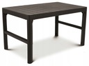 Záhradný stôl ONLY rattan | hnedá Hmotnosť (s balením) 46 kg