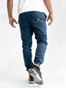 Мужские джинсовые джоггеры, голубые, THICK LOLO, золотистая ВЫШИВКА, XL