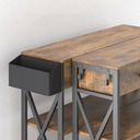 Bealife stolik konsolowy Drewniany stolik do przedpokoju 100x30x81cm Šírka nábytku 100 cm