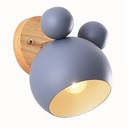 НОЧНИК ДЛЯ ДЕТЕЙ, НАСТЕННЫЙ СВЕТИЛЬНИК «МЕДВЕДЬ», СЕРЫЙ