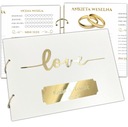 Свадебная гостевая книга на свадьбу 3D LOVE + свадебная анкета