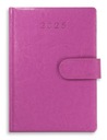 КНИГА-КАЛЕНДАРЬ С ЗАКРЫТИЕМ А5 ЕЖЕДНЕВНИК 2025 РОЗОВЫЙ СИДНЕЙ