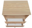Nočný stolík bukový drevený so zásuvkami nočný stolík 50x 33 x60 cm Kód výrobcu STOLAR S35