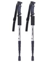 TREKINGOVÉ PALICE NA CHÔDZU PALICE NORDIC WALKING NASTAVITEĽNÉ 63-135 CM Zložená dĺžka 63 cm