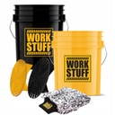 ДЛЯ РАБОТЫ Набор ведер для автомойки с сепараторами и рукавицей ШТОРМ