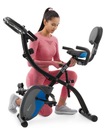 Rower treningowy rowerek składany magnetyczny XBIKE stacjonarny cichy Wysokość produktu po rozłożeniu 108 cm