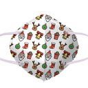KN95 ЗАЩИТНАЯ МАСКА, 4 слоя, узор ПРАЗДНИК