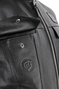 Pánska kožená vesta na motorku čierna s nášivkami DORJAN DUC950N S Pohlavie Výrobok pre mužov